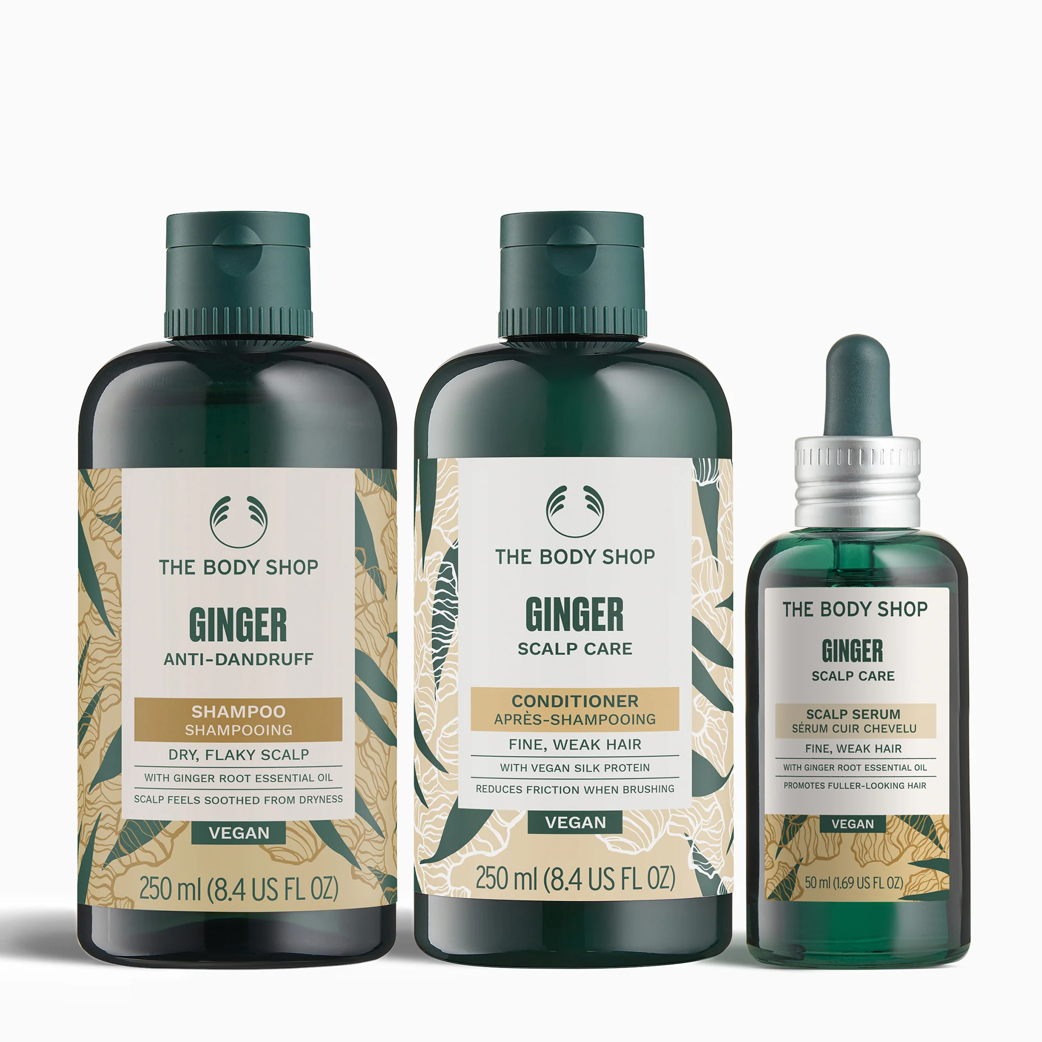 Ginger Anti-Dandruff Trio